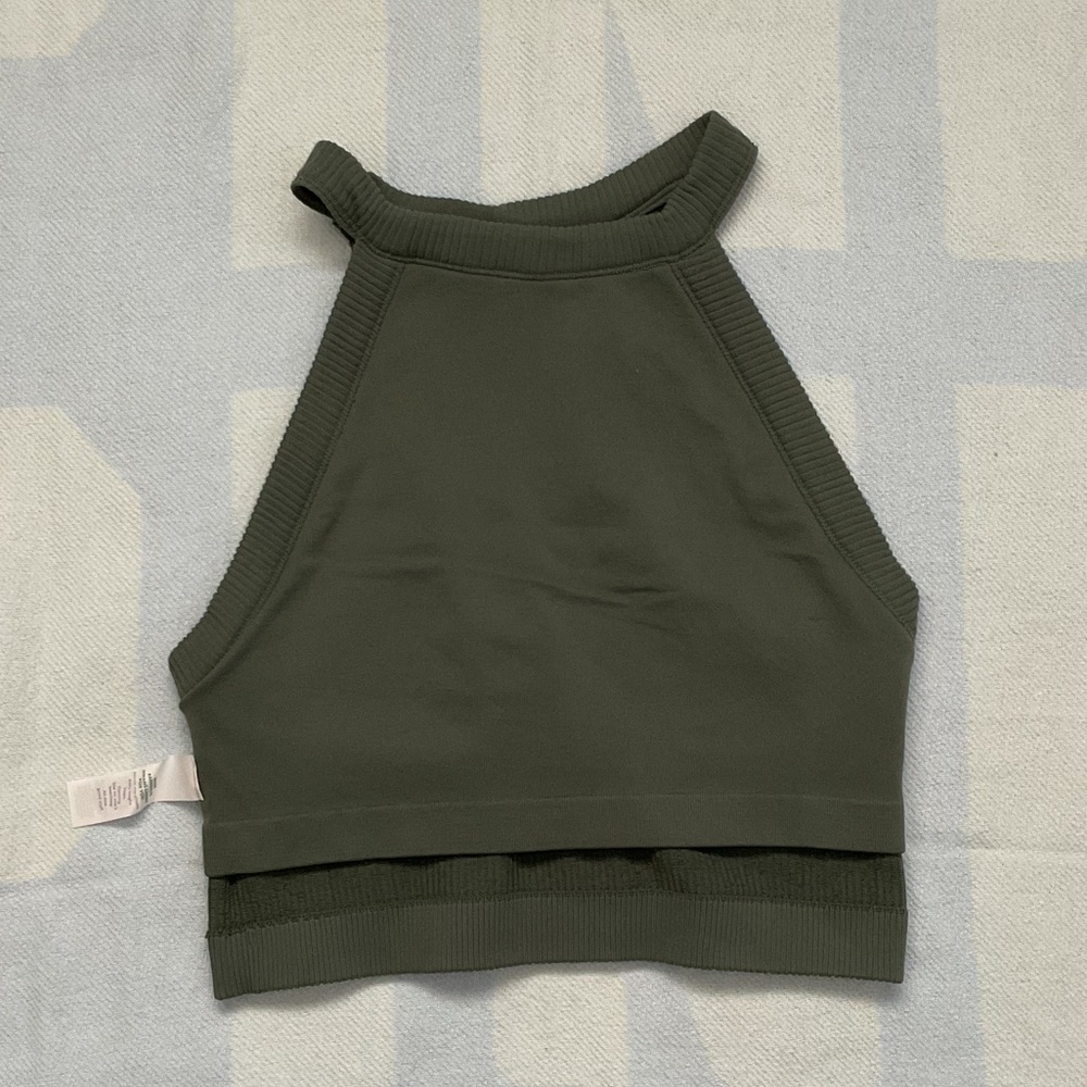 Aerie Ribbed Racerback Crop Top - Picture 4 of 4